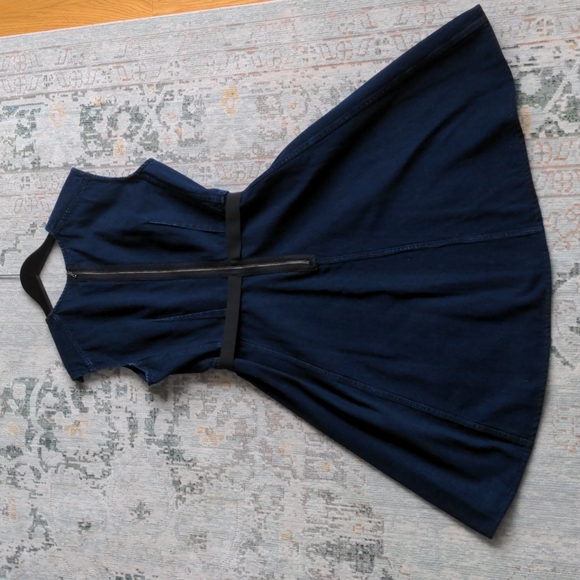 Lanvin/Acne Collab Denim Flare Dress Sz Fr 42 (XL) - Picture 7 of 12